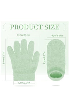 KASTWAVE Moisturizing Glove and Sock, Gel Spa Moisturizing Therapy Sock Glove, Soften Repairing Dry Cracked, Hands Feet Skin Care, Effective in Repair Dry and Chapped Hands and Feet Skin Care  - Image 3