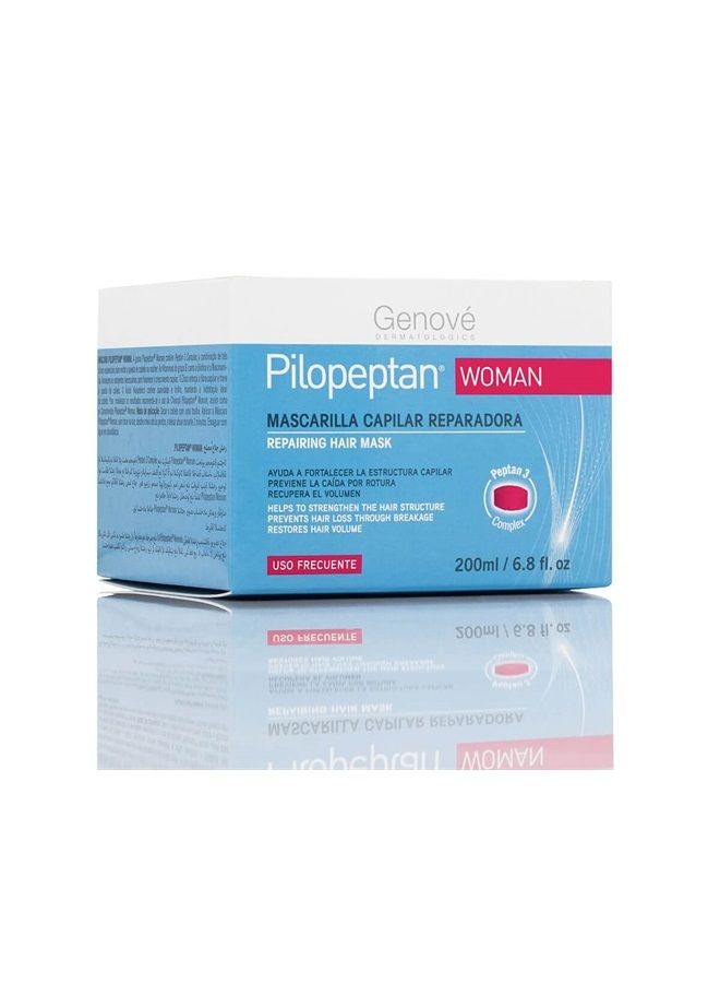 Genové Pilopeptan Woman Regenerative Hair Mask 200ml - Repairs, Nourishes and Softens Hair - Hair Loss Treatment - Spain - Image 1