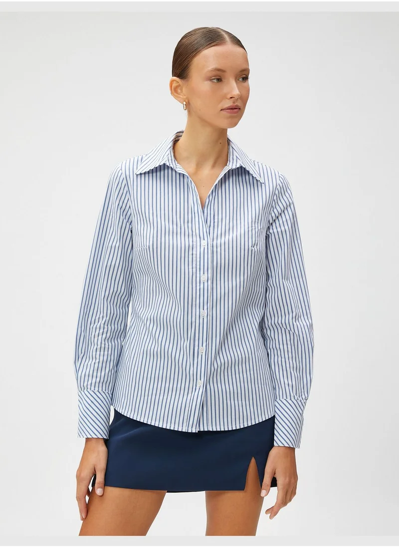 كوتون Basic Shirt Long Sleeve Cotton
