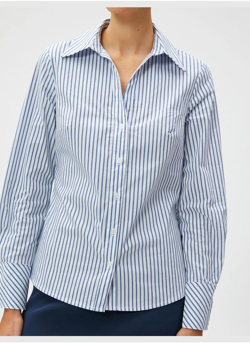 كوتون Basic Shirt Long Sleeve Cotton