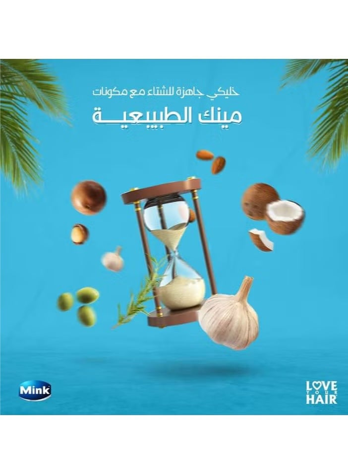 منك مينك بلسم للشعر بجوز الهند وزبدة الكاكاو 700 مل - Image 3