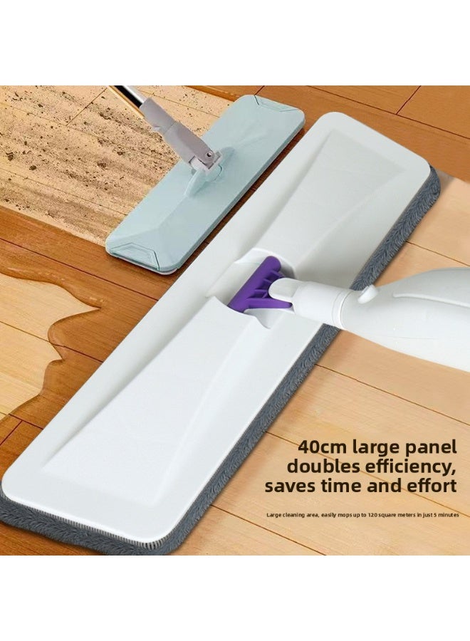 Spray Flat Mop, Hands-Free Cleaning, Wet & Dry Dual Use, Household Floor Cleaner, One-Wipe Shine - Image 4