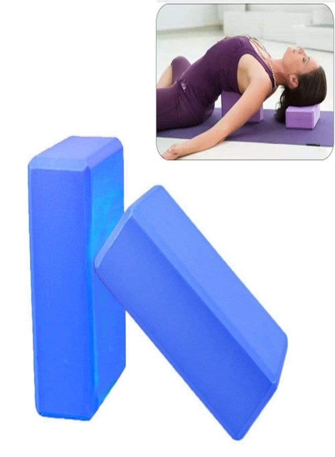 JOLYMIT Yoga Block - High Density Eva Foam Brick with Non-Slip Surface & Beveled Edges - Lightweight, Durable Support for Yoga, Pilates, Meditation, Flexibility & Balance - Ideal for Stretching & Toning (Multicolor) - Image 1