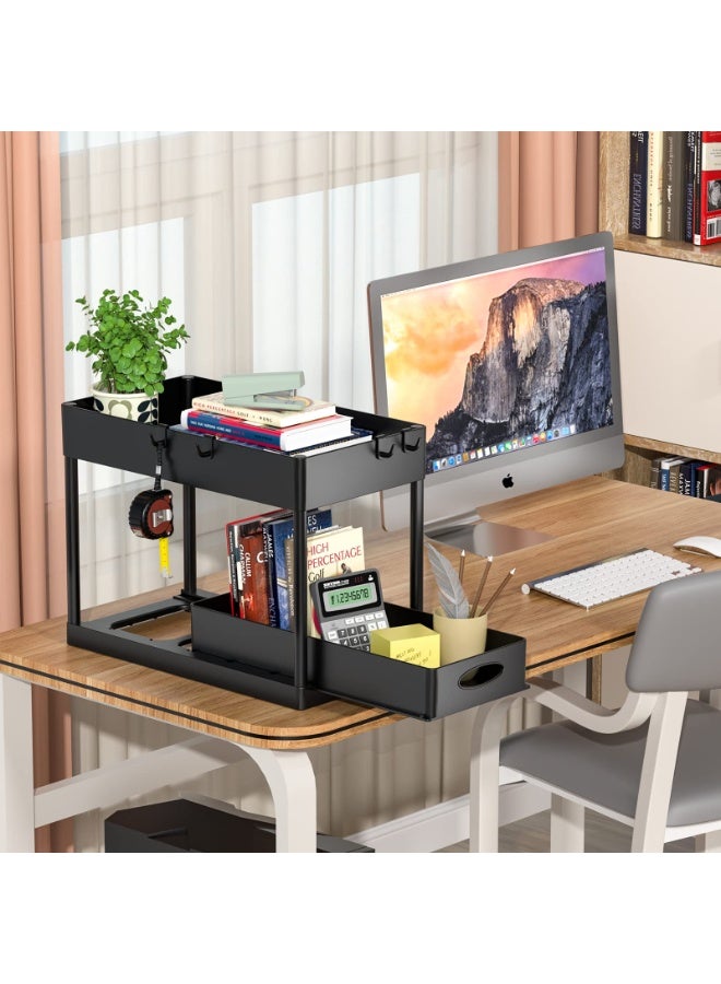 سبا لوكستيك متعددة الأغراض درج نوع التخزين التشطيب ، تحت خزان المياه التشطيب ، حمام ومطبخ التخزين ، وخزائن تحت التشطيب والتخزين ، 16.1 بوصة ، أسود - Image 5