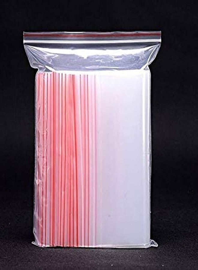 Kashvi Luck Transparent Polythene Zip Lock Bags Clear Cover Sealable for Gifting Shirt Pant Storage Pouches - 500Pc, 4x6 with 2 Inch Base for T-shirt Packing Plastic Bag - Image 1