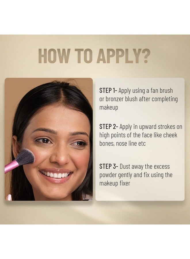 adbeni Contour & Highlighter 8Gm | Shape It Up | Ultimate Guide To Contouring & Highlighting For Radiant & Sculpted Look | Matte & Shimmery Duo 100% Vegan (Shade-01) - Image 4