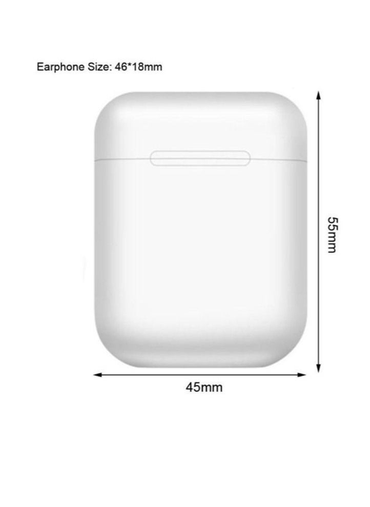 Generic - i12 bluetooth headset white - Image 1