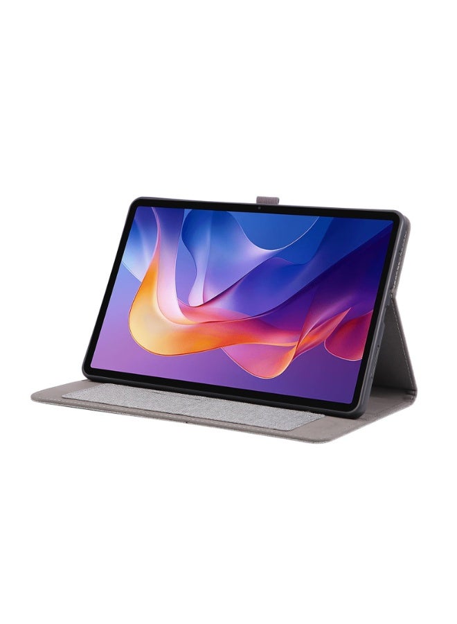 عام غطاء قماشي متوافق مع وان بلس باد 3 مقاس 13.2 بوصة 2025، خارجي من القماش + داخلي من TPU، غلاف خفيف الوزن متعدد الزوايا للعرض مع فتحات البطاقات. - Image 4