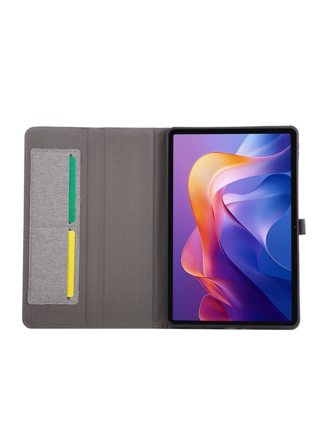 عام غطاء قماشي متوافق مع وان بلس باد 3 مقاس 13.2 بوصة 2025، خارجي من القماش + داخلي من TPU، غلاف خفيف الوزن متعدد الزوايا للعرض مع فتحات البطاقات. - Image 5