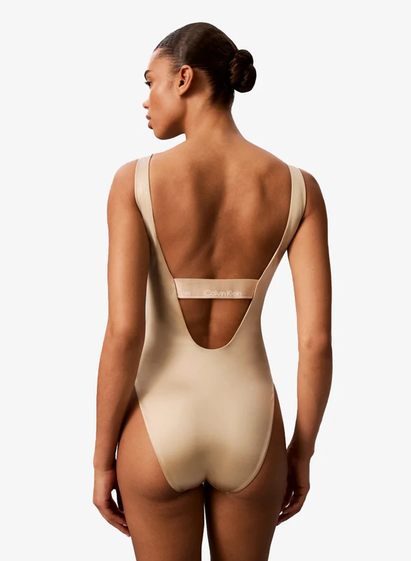 Calvin Klein Icon Shine Scoop Back Swimsuit