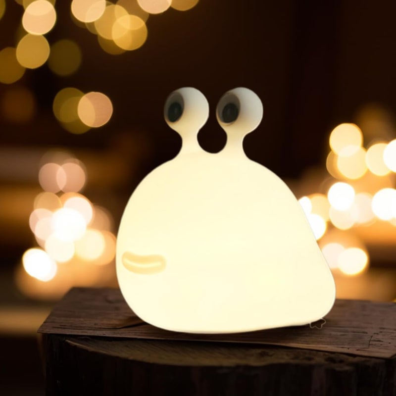 مصباح ليلي LED بالتصميم المرن على الشكل الحلزوني، أبيض - Image 2
