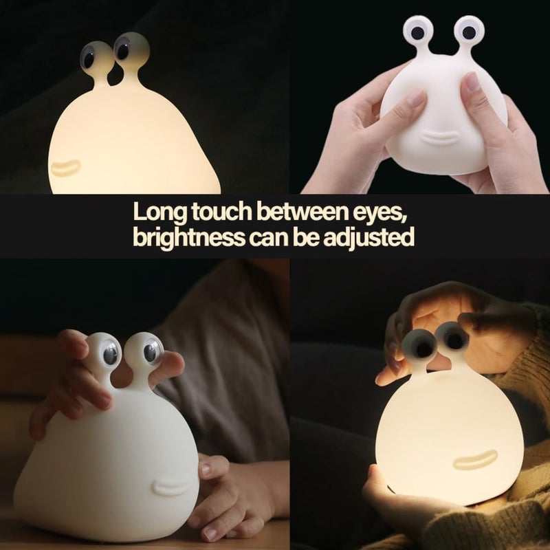 مصباح ليلي LED بالتصميم المرن على الشكل الحلزوني، أبيض - Image 3