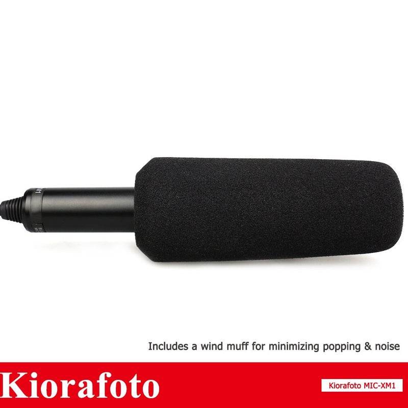 Kiorafoto Camera Camcorder Microphone for Sony HXR-NX30, HXR-NX70, HXR-NX5, DSR-PD170, HVR-A1, HDR-AX2000, Replaces ECM-XM1 - Image 5