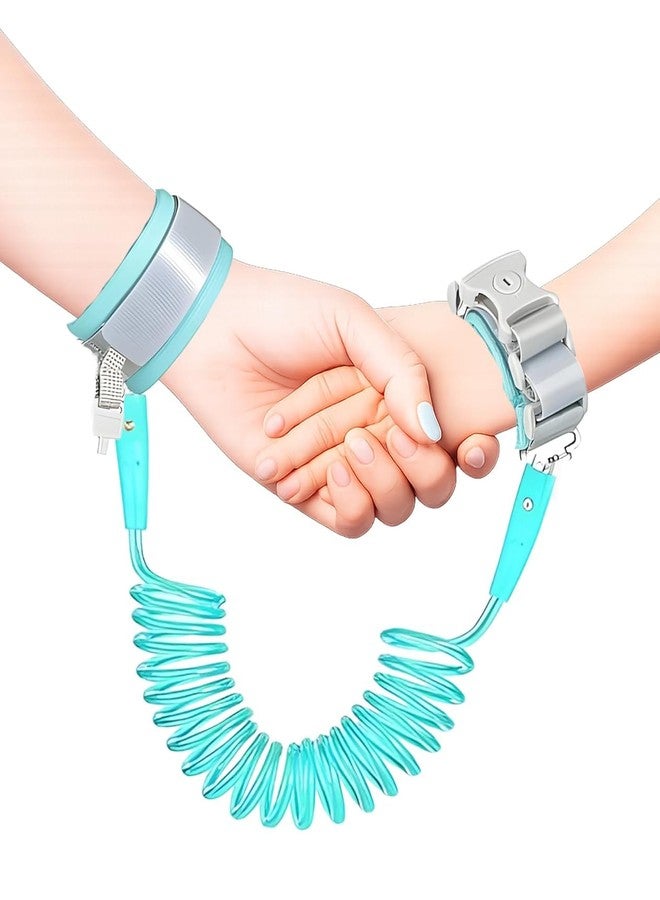 VARNH Baby & Child Safety Wrist Strap - Anti-Lost Wrist Link with Secure Key Lock, Reflective Coil Rope & 360° Rotating Head for Boys & Girls (Multicolor-1pcs) - Image 1