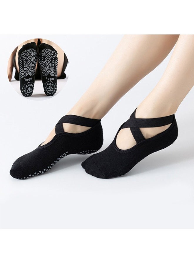 KUAZIVI Non Slip Socks Anti-Skid Breathable Fitness Yoga Socks  - Image 4