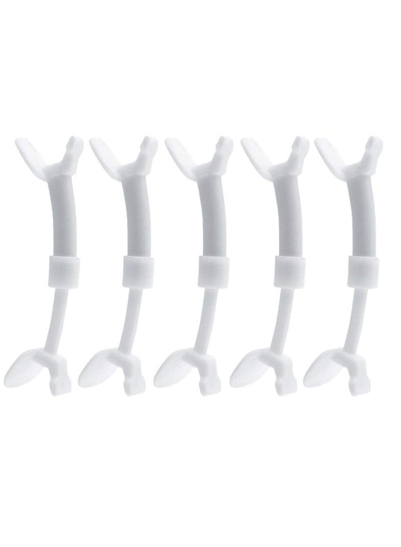 Loquat 5-Pack Facial Muscle Exerciser Slimming Mouthpiece for Enhanced Smiles and Facial Toning Tool