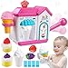 Gretex Toddler Bath Toys for 3 4 5 6 7 8 Years Old Girls Bubble Ice Cream Maker Bath Toy Shower Toys Toddler Bath Toys Age 24 Bathtub Bubble Machine Toy for 3 4 5 6 7 8 Years Old Boys Girls - Image 2