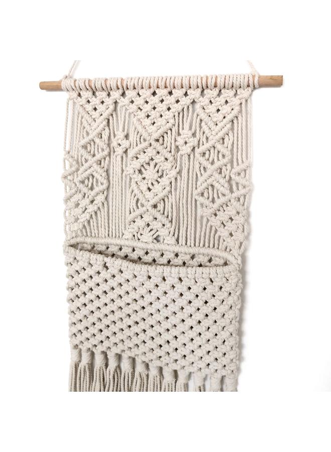 Bluejw Hand-woven Tapestry Net Pocket Home Decoration Pendant Wall Decoration Bohemian Wall Decoration Storage Bag  - Image 5