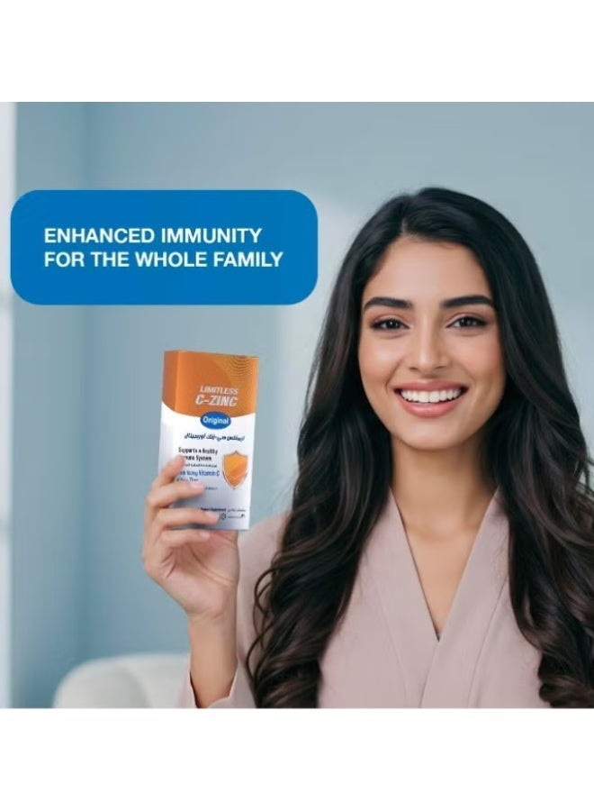 Limitless C-Zinc - Immune Support  30 Lozenges - Image 4