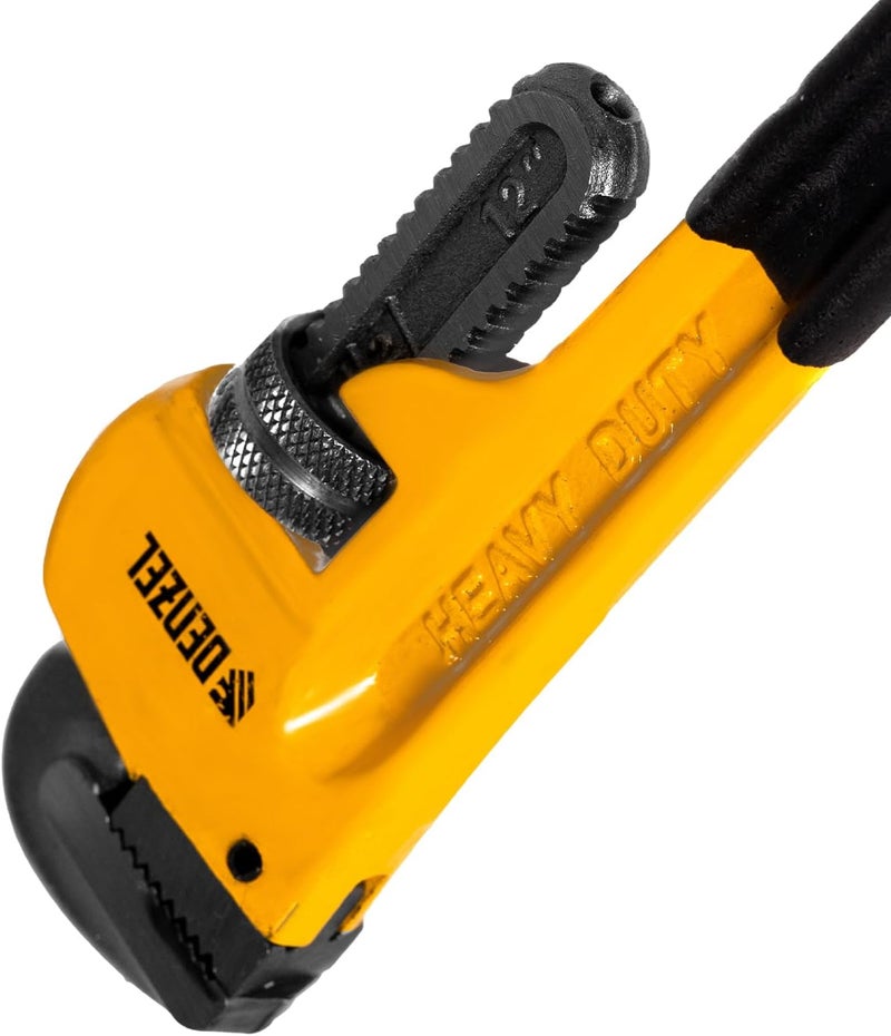 Denzel Pipe Wrench 12-Inch – Heavy-Duty Adjustable Wrench for Plumbing and Mechanical Applications - Image 5