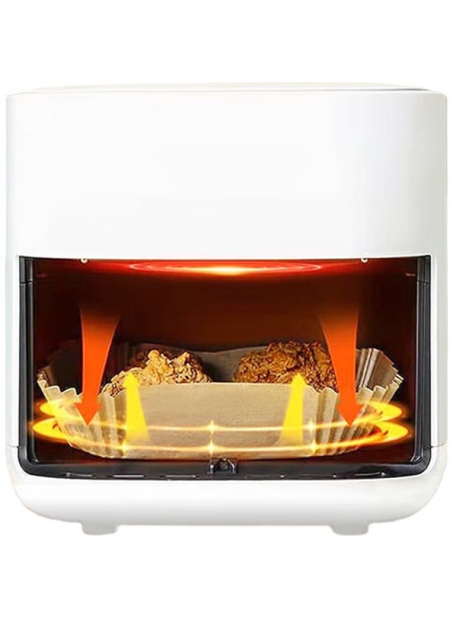 JD.com Jdjz Air Fryer Parchment Paper, Square Oven Liners Silicone Oil Paper, Suitable For 5L And Above Fryer【100 Pieces】 - Image 2