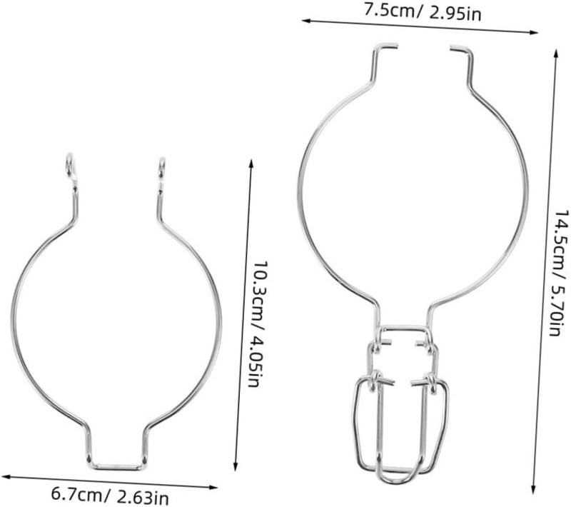 VOSAREA Glass Jar Buckle Clips 15pcs Stainless Steel Wire Handles for Pint Jars Replacement Lid Clip for Canning - Image 2