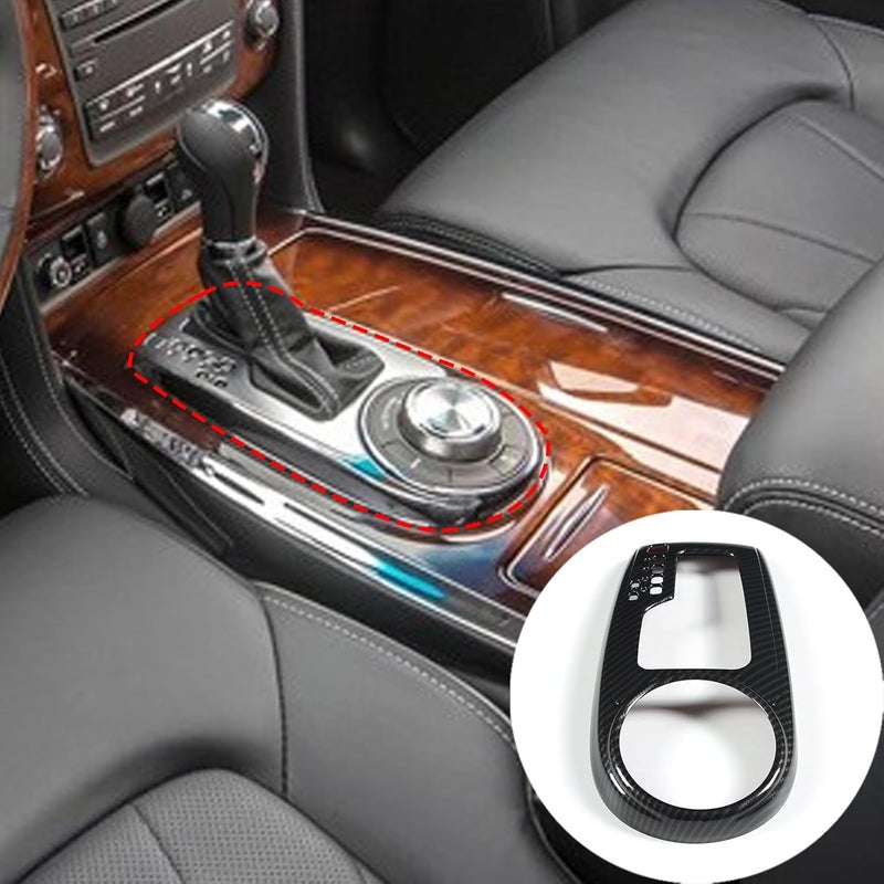 Moittellc غطاء تريم لوحة نقل الحركة من مويتيلك لسيارة إنفينيتي QX80 / نيسان باترول 2013-2018 - Image 5