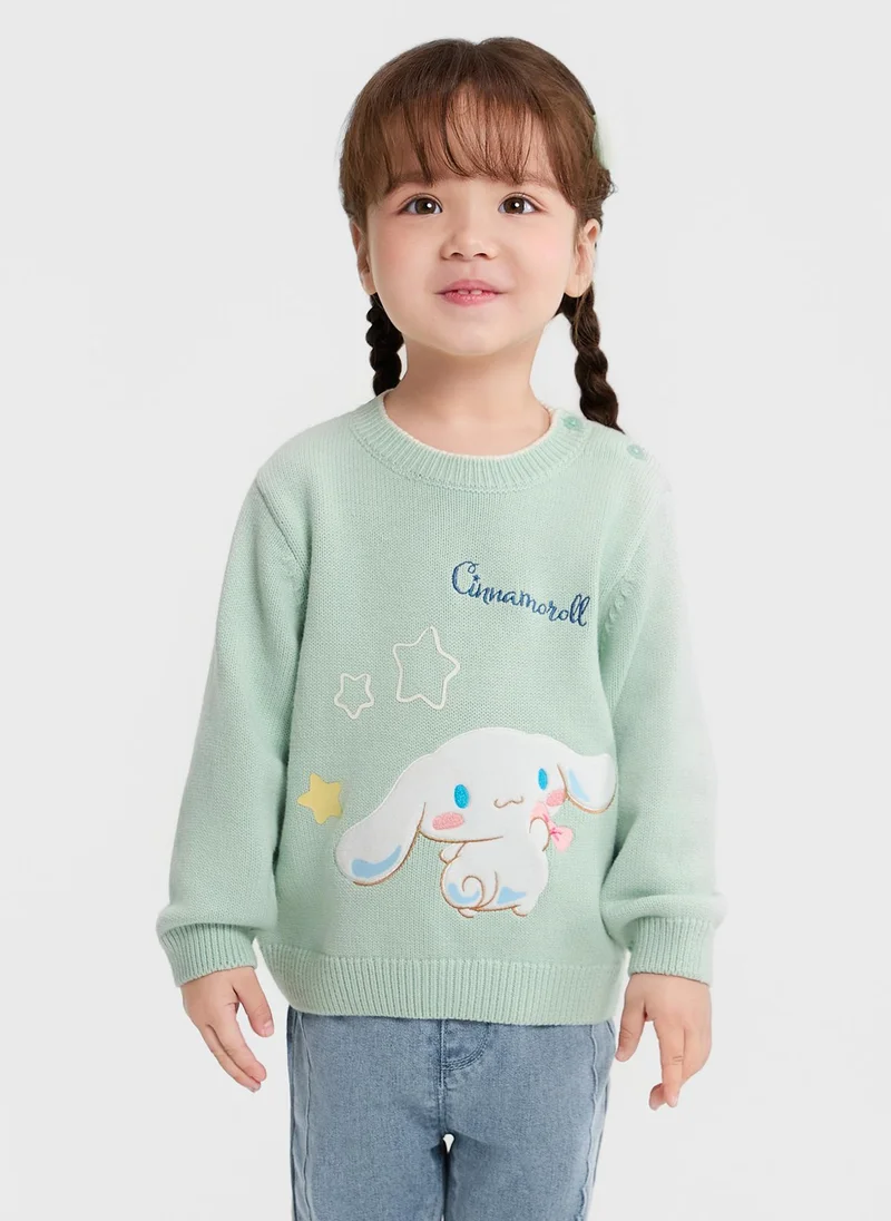 Balabala Toddler Girl Round neck sweater