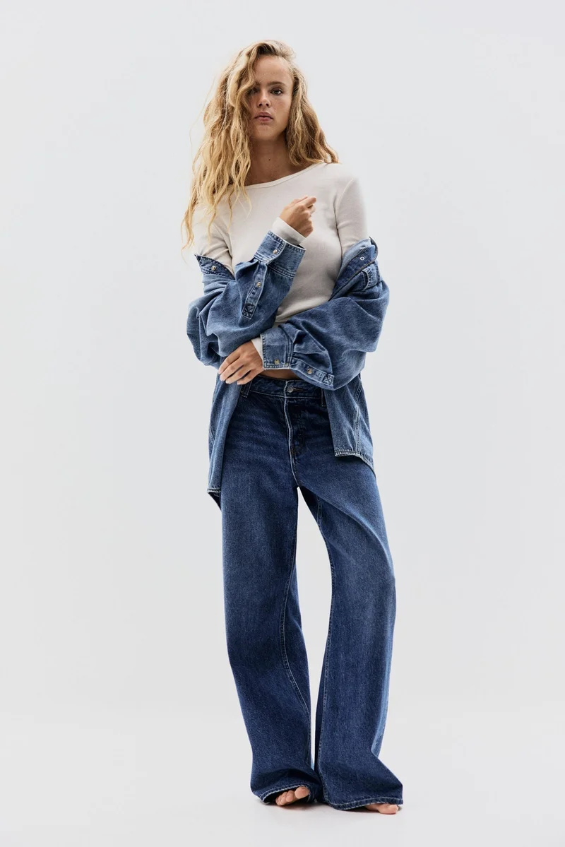 H&M Ribbed cotton top