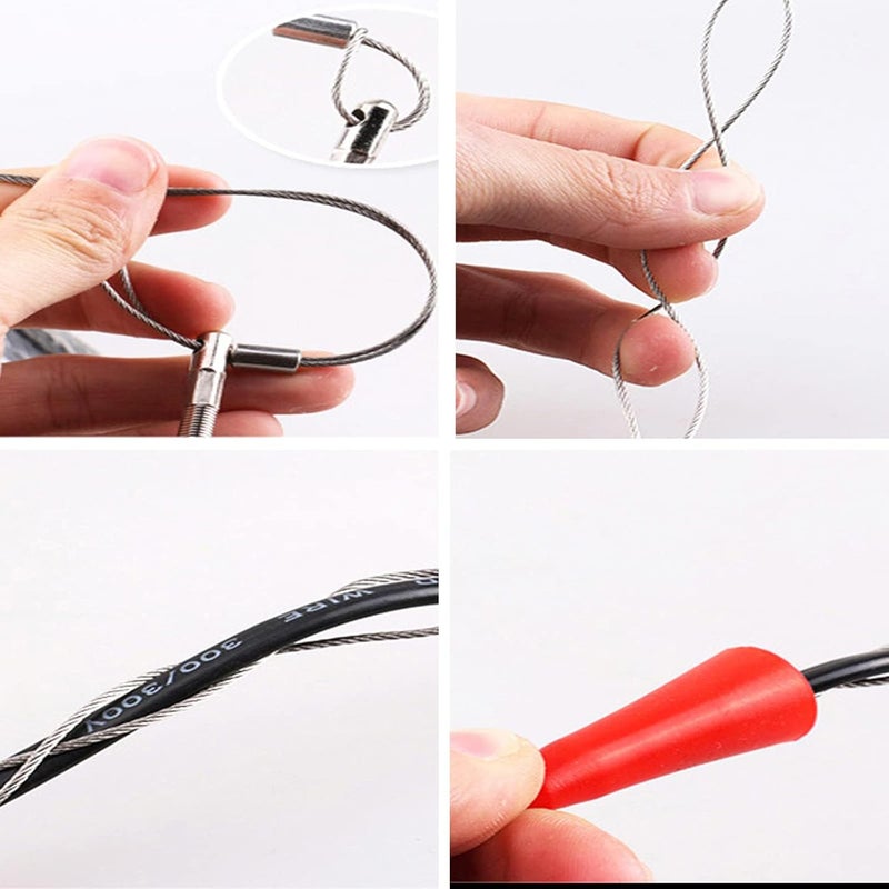 squishy سلك سحب بطول 15 متر لفني الكهرباء، جهاز خيوط سلكية، أداة ربيع الأسلاك مع بناء قوي لتركيب الكابلات بسهولة لفني الكهرباء المحترف - Image 2