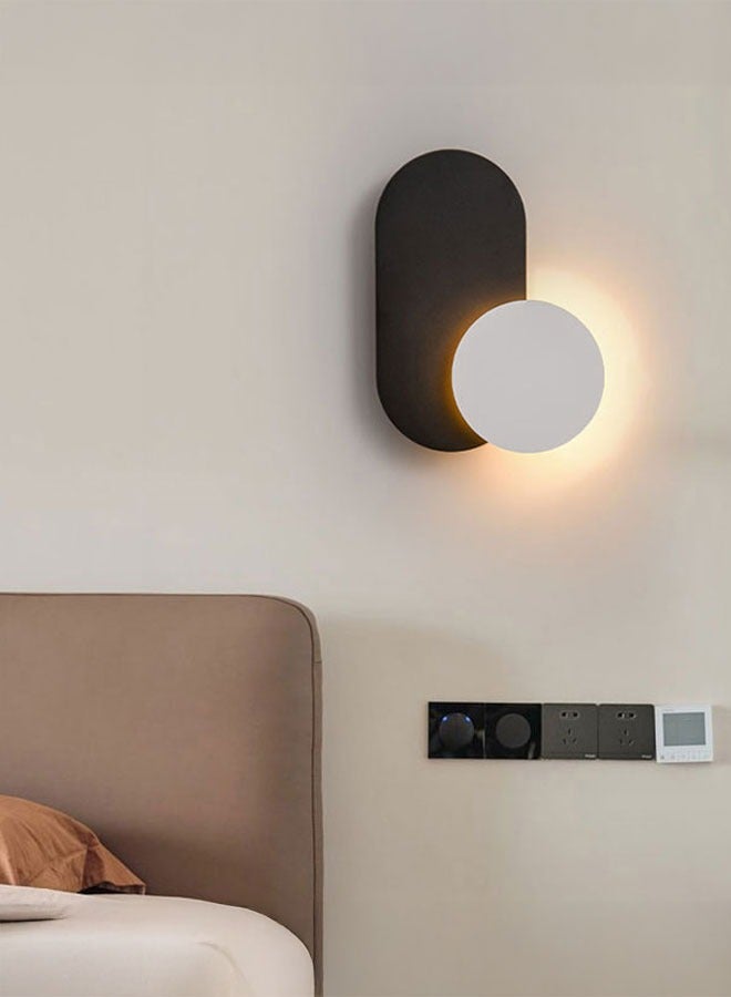 ٍSiera Light Indirect wall murals sizes 28cm and black frame color warm light 10 watt - Image 2