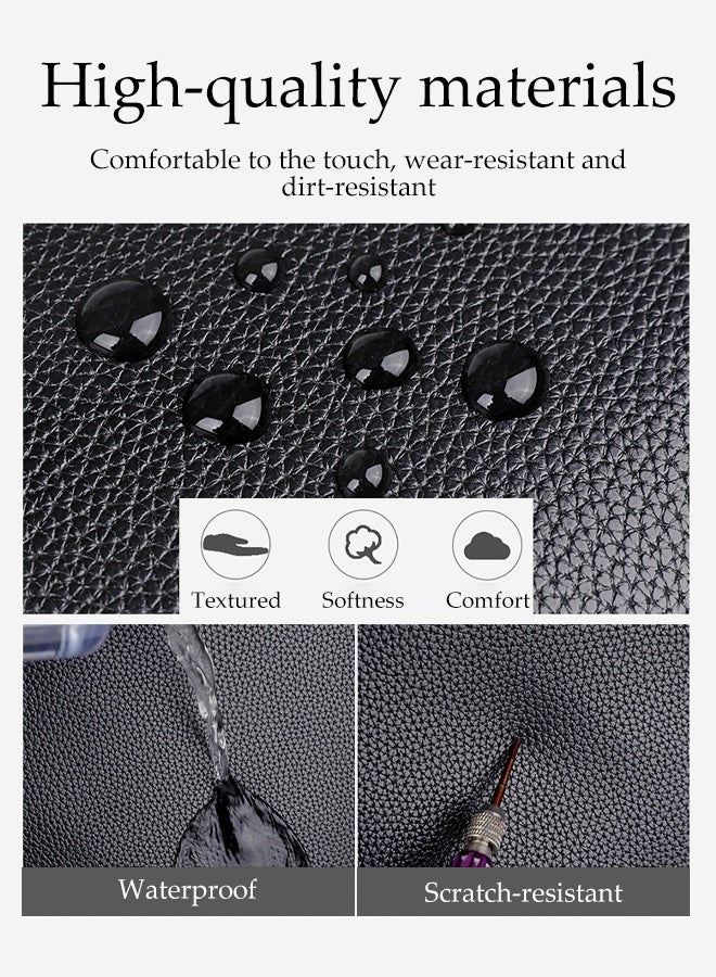 DUNISO Men's Large-Capacity Business Briefcase, Computer Office Messenger Bag, Business Printed Conference Bag, Document Bag, Corporate Training Bag, Portable Can Accommodate 15-Inch Laptop - Image 4