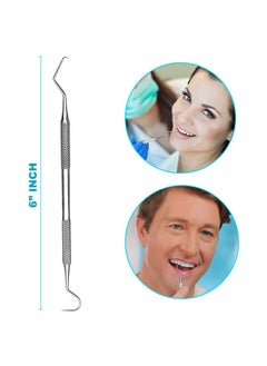 Dental Tools Set Stainless Steel Krisp Beauty 2 Pc Dental Tooth Pick Tartar Remover Plaque Scraper Probe Scaler Mouth Oral Hygiene Care Dentist Teeth Cleaning Kit For Adults Kids Pet - pzsku/Z5DDD2C06C647E9654C8BZ/45/_/1719337636/5341d276-f689-4642-b635-5ff9316b45fb