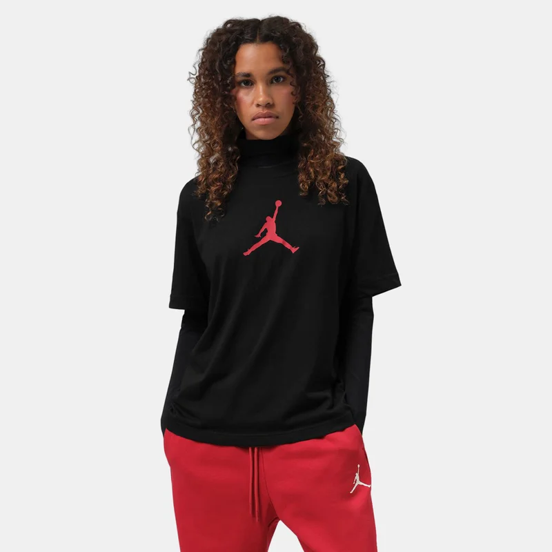 Jordan Black Women's Jumpman T-Shirt for Women | Best Price UAE