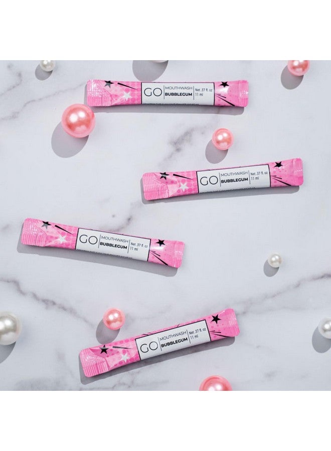 جو ماوث وش عبوات بنكهة العلكة - غسول فم للكبار والصغار بتركيبة خالية من الفلورايد، وخالية من الكحول، وخالية من الصبغة وتحتوي على إكسيليتول - غسول فم مثالي بكميات كبيرة لصناديق الغداء والسفر - Image 5