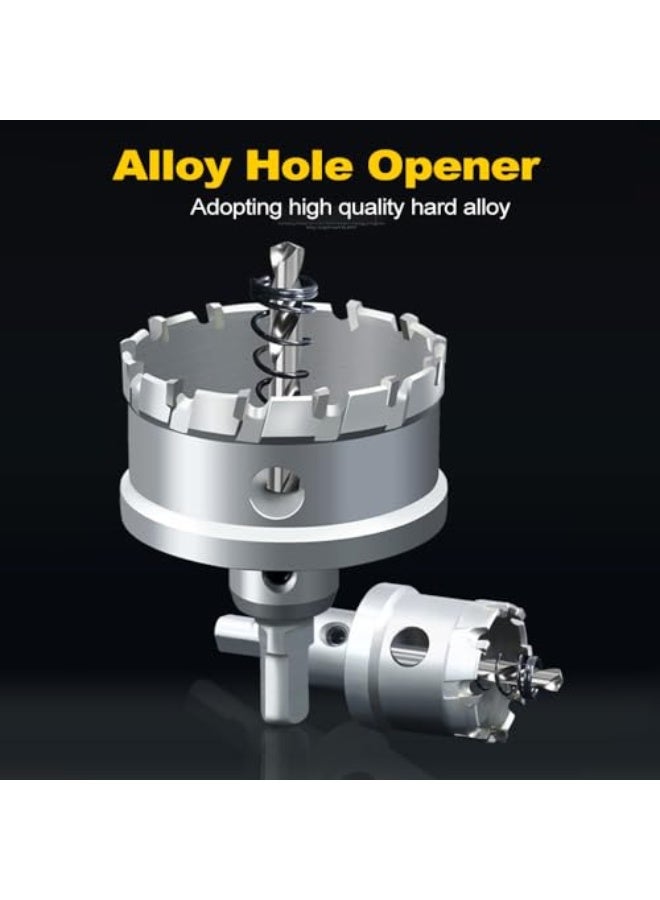 Eacam Carbide Hole Saw Kit 16-50mm Drill Bit Cutter Set for Metal, Stainless Steel, Iron, Copper - Image 4