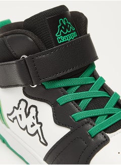 Kappa Boys' Panelled High Top Sports Shoes with Hook and Loop Closure  - Image 5