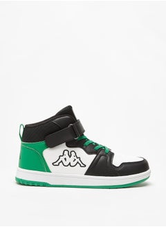 Kappa Boys' Panelled High Top Sports Shoes with Hook and Loop Closure  - Image 3