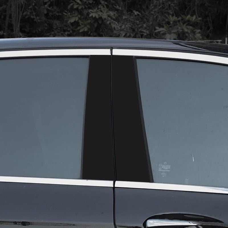 TOMALL Car Window Pillar Post Vinyl Stickers Compatible with Dodge Charger 2006-2010 Glossy Black Window Column Decals Overlay Wrap Trim Car Exterior Accessories Decoration (Glossy Black) - Image 4