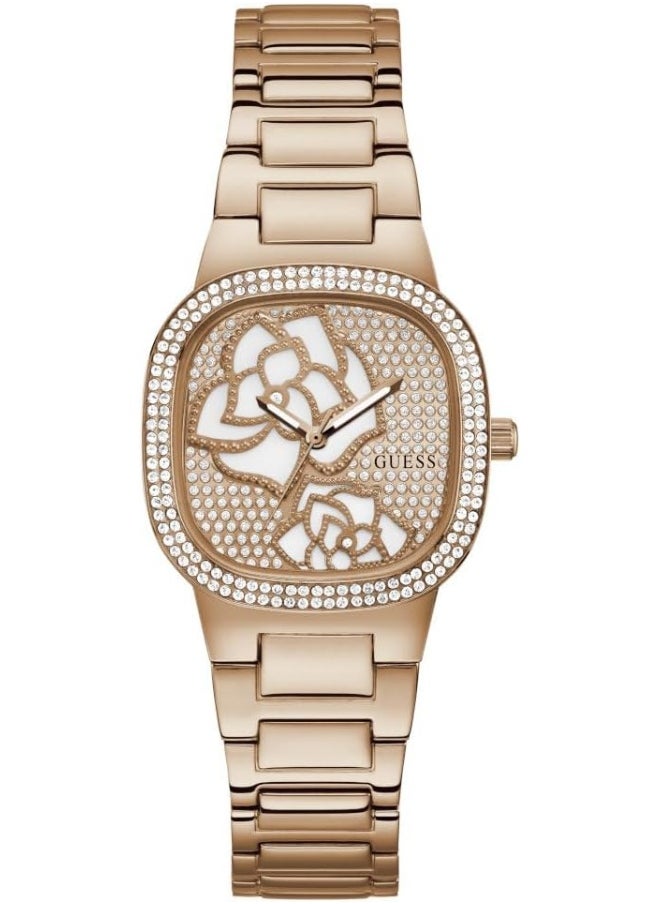 GUESS GUESS Analog Gold Dial Women's Watch-GW0544L4  - Image 1