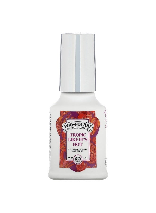 Poo-Pourri Poo-Pourri, Before-You-Go® Toilet Sprays, Tropic Like It's Hot, 2 oz (59 ml)  - Image 1