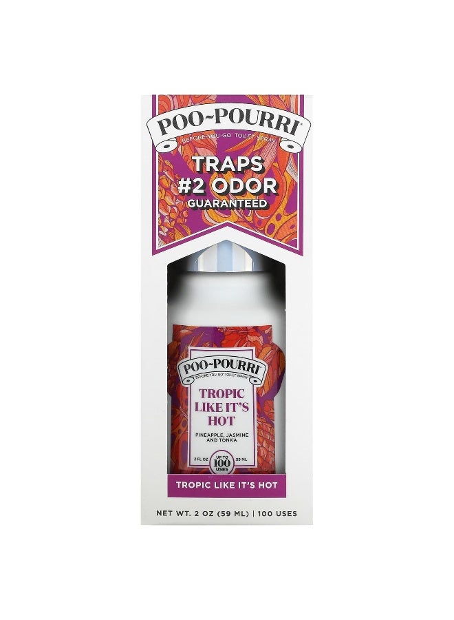 Poo-Pourri Poo-Pourri, Before-You-Go® Toilet Sprays, Tropic Like It's Hot, 2 oz (59 ml)  - Image 2