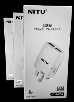 NITU USB TRAVEL FAST CHARGER 2.4 HIGH POWER NT-TC098 - pzsku/Z5DDD61E92A77BFCAF81CZ/45/_/1719505793/8f0c8bbf-082c-44c0-8a8c-f04f456b8bd9