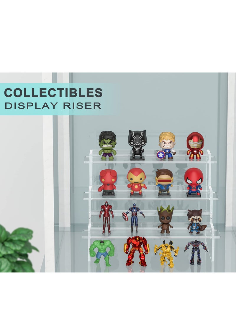 Excefore حامل عرض أكريليك، منظم عطور مقاس 9.5 بوصة، متوافق مع حامل الكب كيك وحامل اللوشن ومنظم العناية بالبشرة وحامل طاولة عرض متعدد الطبقات - Image 3