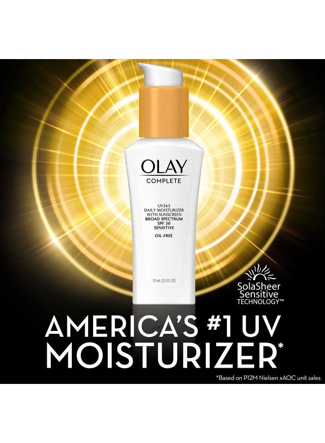 Olay Face Moisturizer Complete Daily Defense All Day Moisturizer With Sunscreen, SPF30 Sensitive Skin, 2.5 Fl Oz (Pack of 2) - Image 5