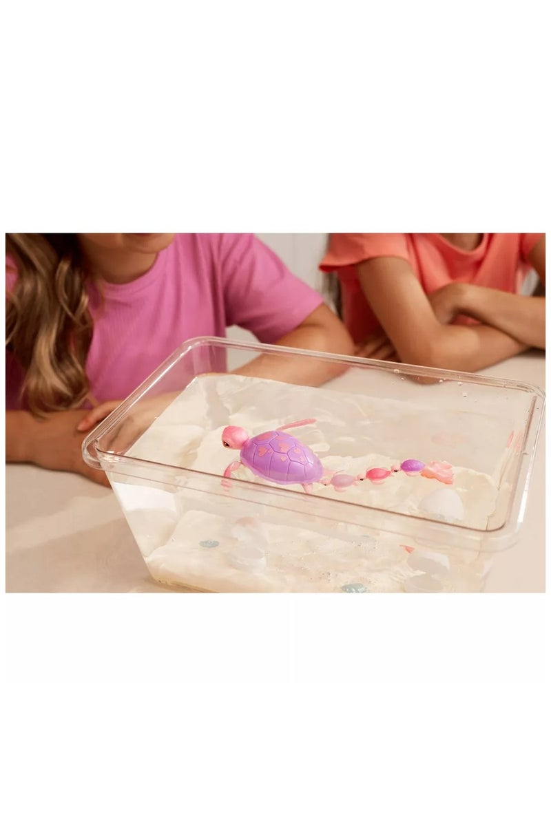 Pets Alive Mama Turtle Surprise – Interactive Swimming & Walking Turtle Toy with Hatchable Baby Turtles – 4 Eggs to Open, Realistic Underwater Habitat – Reset & Repeat Fun for Kids by ZURU - Image 5