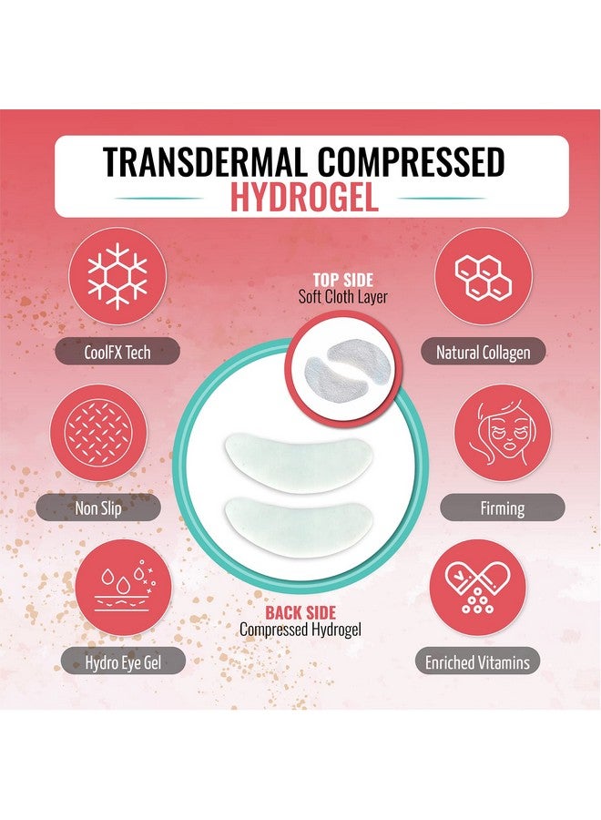 لوك آت مي لاصقات "انظر إليّ" تحت العينين (١٠ أزواج). لاصقات/وسادات عين كورية للعناية بالبشرة بخلاصة الشاي الأخضر الهيدروجيل. مزيل للهالات السوداء وقناع كولاجين للعينين للانتفاخات. جل لتفتيح/إزالة انتفاخات العين تحت العينين. - Image 4