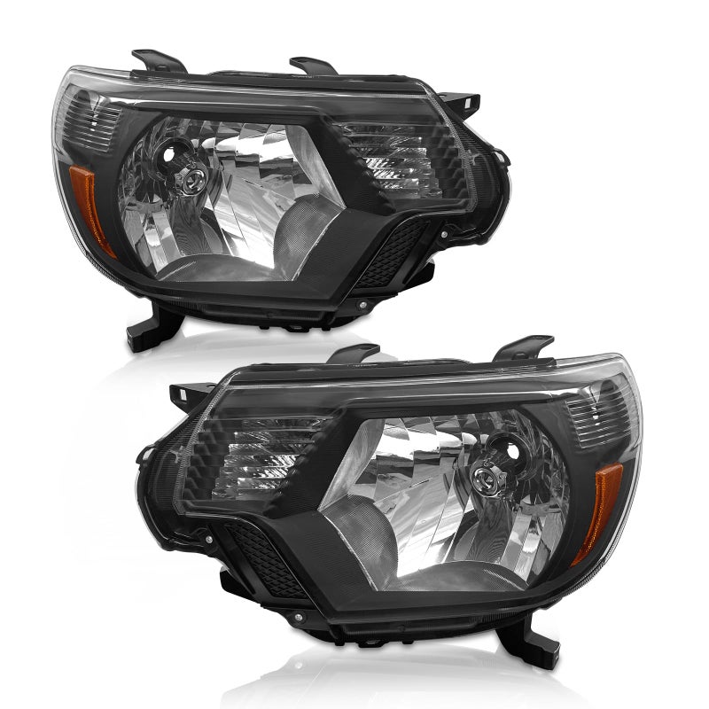 AXLAHA Headlight Assembly Replacement for 2012 2013 2014 2015 Toyota Tacoma Headlamp Driver And Passenger Side Pair - Image 1