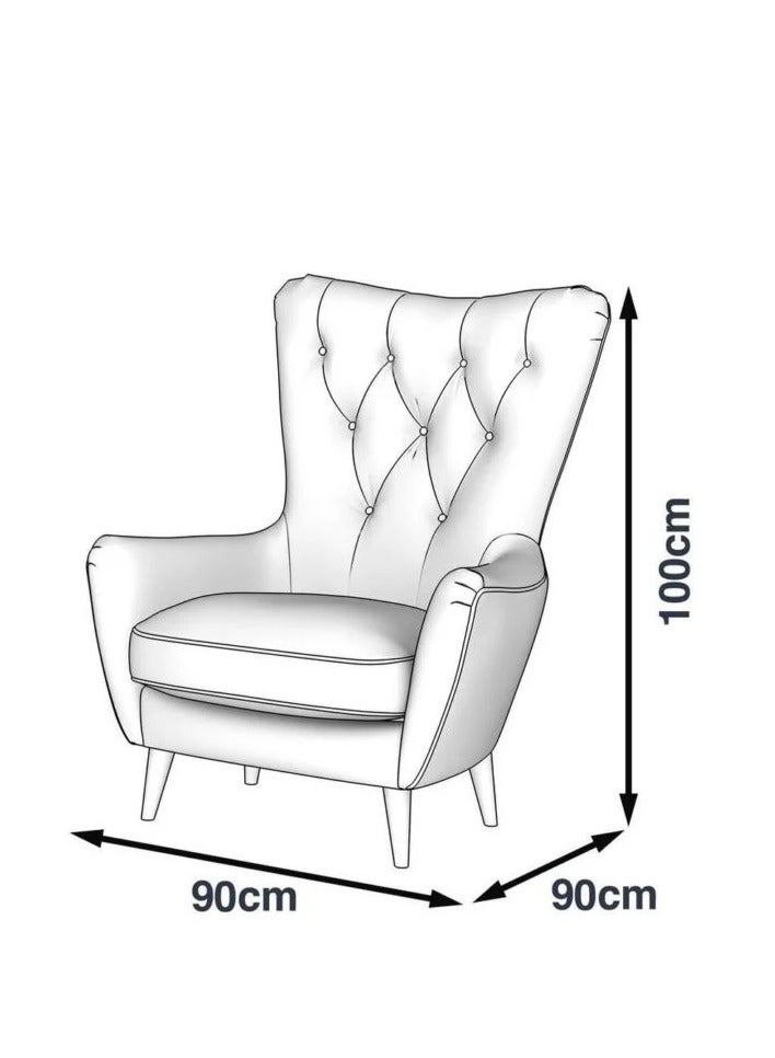 جالاكسي ديزاين أريكة بمقعد واحد من تصميم جالاكسي لوف، باللون الوردي - Image 2
