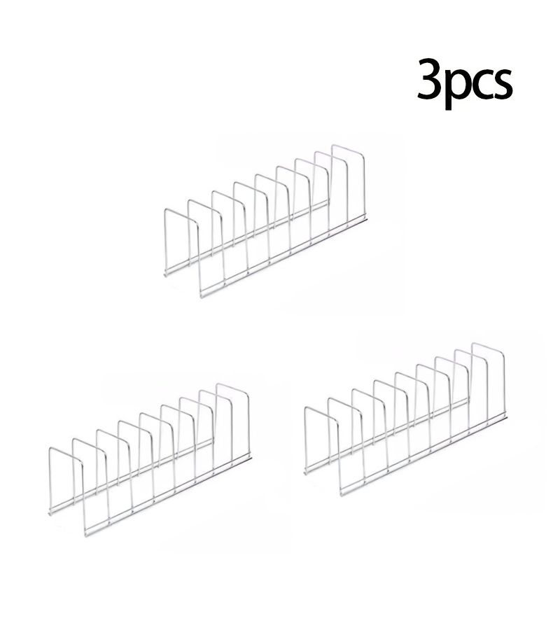 3pcs Kitchen Bowl Racks for Countertop Cabinet Storage - Image 1